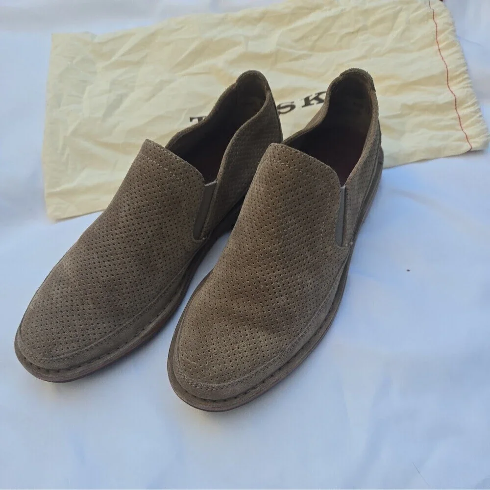 Trask Men's Bradley Loafers (Taupe) size 8.5 M made in India